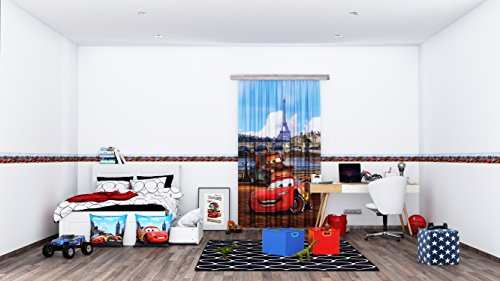 AG Design Disney Cars Bordüre, Selbstklebende Folie, Mehrfarbig, 500 x 14 cm von AG Design