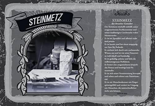 Holzschild 20x30cm Beruf Steinmetz im Retro Nostalgie Design von AGDeko André Günther Dekoration & Style