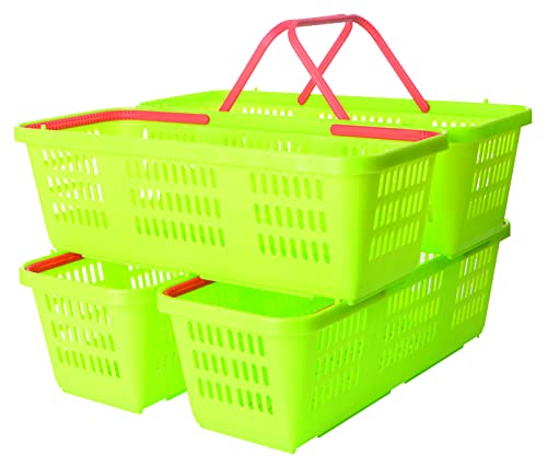 AGROHIT 5 Stück Spankorb Kunststoffkorb Korb Kunststoff Aufbewahrungskorb Behälter 3L von AGROHIT