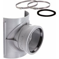 Airfit Sattel-Abzweig für HT-Rohr DN 125 mm, Steinzeug-Rohr DN 100, Abgang DN 90 seitlich - 28129SA von AIRFIT GMBH & CO. KG