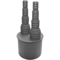 Doppelschlauchnippel für Schlauchdurchmesser 2x8-19mm 50020SN - Airfit von AIRFIT