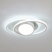 Runde LED-Deckenleuchte 39W - Kaltes weißes Licht 6500K, Modernes Design, Ideal für Schlafzimmer, Wohnzimmer, Küche - Ø39CM - Aiskdan von AISKDAN