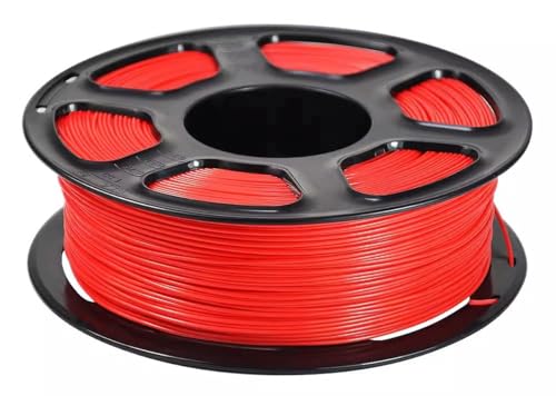 3D-Druck PLA Filament 1.75mm Druckmaterial Für 3D-Drucker Langlebig Und Umweltfreundlich Für Kunsthandwerk, Modellierung Und Prototyping (Color : Red) von AITAF