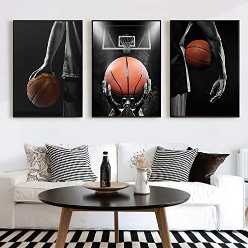 Basketballspieler Leinwand Bild Wanddekoration Basketball Traum Poster Kunstdrucke Wand Bilder Bilder Wohnzimmer Schlafzimmer Dekoration Rahmenlos von AIVYNA