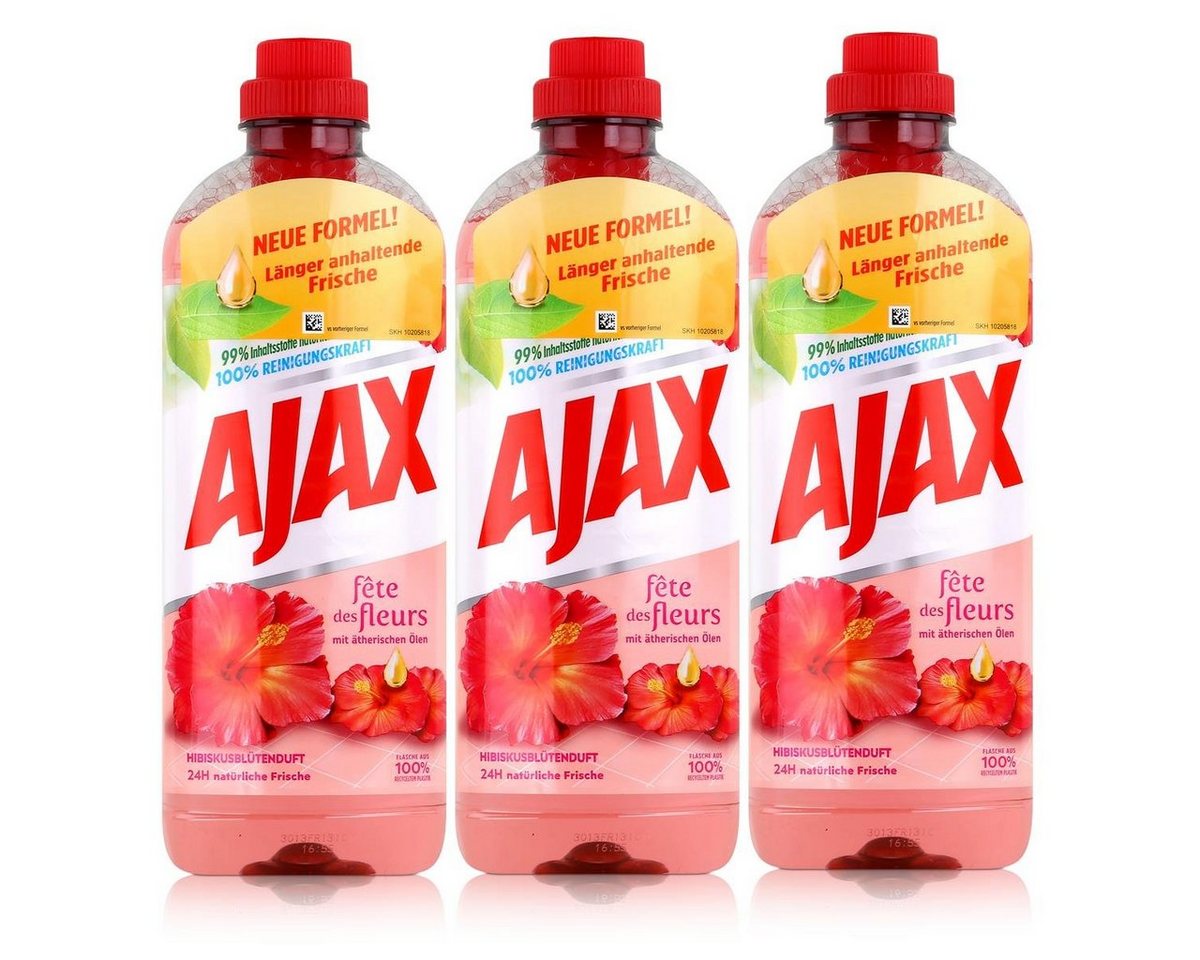 AJAX Ajax Allzweckreiniger Hibiskusblütenduft 1L - 100% Reinigungskraft (3e Allzweckreiniger von AJAX
