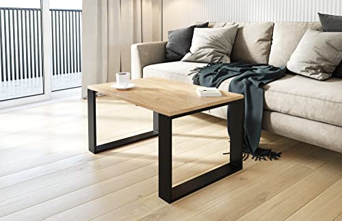 AKKE Außergewöhnlicher Couchtisch Beistelltisch für Wohnzimmer | Kaffee Tee Wohnzimmertisch Tisch | Coffee Table | Zimmer Schlafzimmer Möbel | Deko Modern Gold Craft 80 x 50 x 45 von AKKE