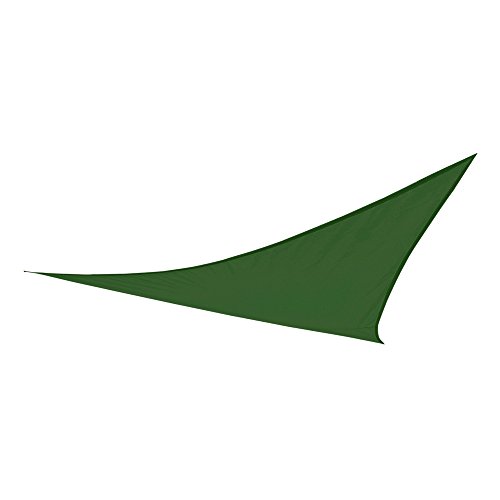 AKTIVE Dreieckige Sonnensegel für Garten, Polyester, 5 x 5 x 5 m, grün (COLORBABY 53911) von AKTIVE