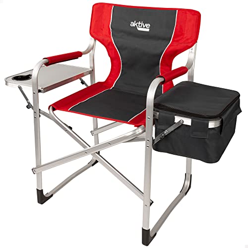 Aktive Aluminium With Tray And Iso Bag Director Folding Chair One Size von AKTIVE