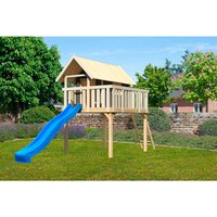 AKUBI Spielturm, BxHxT: 198 x  329,5 x  243 cm, natur - braun von AKUBI