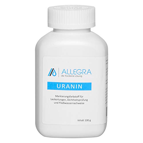 ALLEGRA Uranin AP 100, Fluorescein Pulver 100g von ALLEGRA