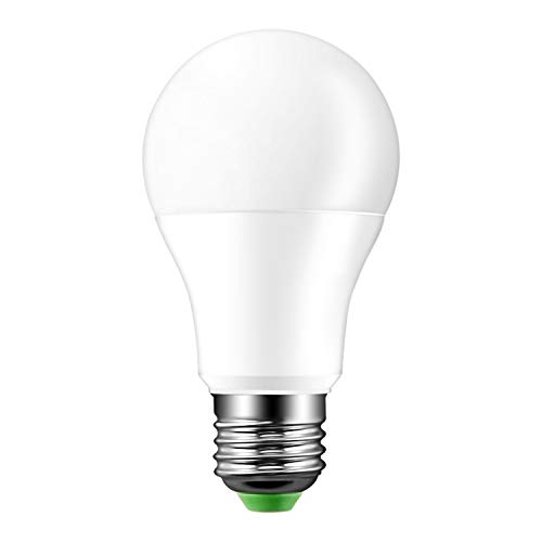 ALLOMN Licht Sensor Lampe, 12W/8W E27 Nachtlicht Automatische Dämmerung, um die Glühbirne zu Dämmen Energiesparend IP44 Wasserdichter Außenbereich für Garten Innenhof Wand (Kaltes Weiß, 8W) von ALLOMN