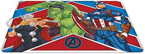 ALMACENESADAN, 4961 Avengers, Avengers, Abmessungen 43 x 29 cm, ideal für Zuhause und Schule; wiederverwendbar, BPA-frei von ALMACENESADAN