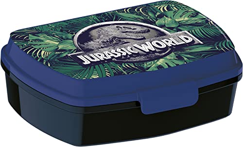 ALMACENESADAN, 5028 Jurassic World Franchise Thent, bestehend aus Lunchbox, rechteckig, mehrfarbig, wiederverwendbar, BPA-frei von ALMACENESADAN