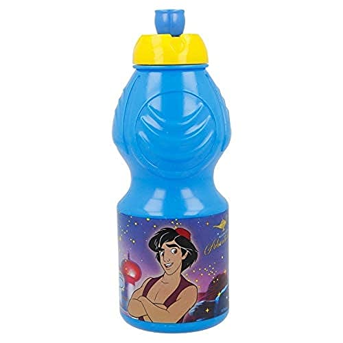 ALMACENESADAN 2643; Disney Aladin Sportflasche, Fassungsvermögen 400 ml; Produkt aus Kunststoff; BPA-frei von ALMACENESADAN