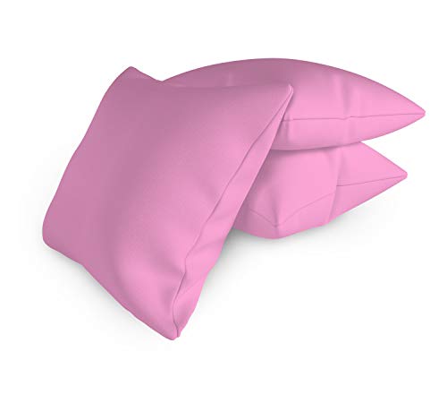 ALOHA Zierkissenbezug ohne Füllung Kissenbezug Sofakissen Dekokissen Kissenhülle (Idyllisches Pink / 40x60cm / 2 Stück) von ALOHA