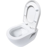 Aloni - Hänge wc Toilette AL5509 mit Deckel AL0402 - Weiß von ALONI