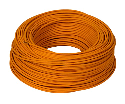 10 Meter ALPTEG H05V-K Kabel 0,5 mm² orange von ALPTEG