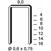 ALSAFIX Klammern Type V 6 mm aus Stahldraht verzinkt (10000 Stück) von ALSAFIX