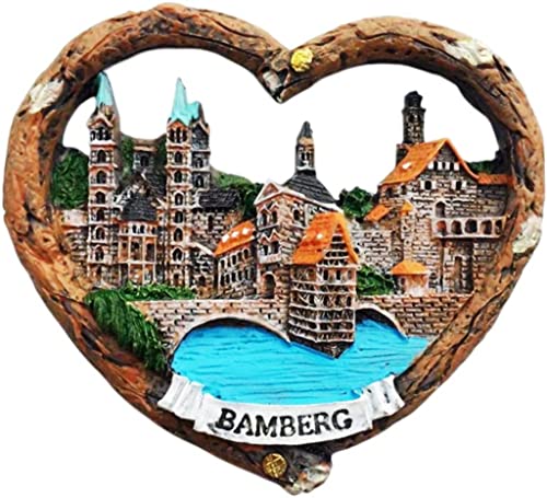 Bamberg Deutschland Bamberg Magnet Kühlschrank Kühlschrank Magnet Dekoration Aufkleber Souvenir Harz Handwerk Küche Whiteboard von ALTKO