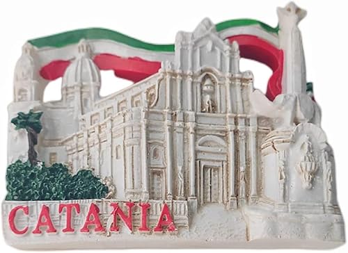 Catania Sizilien Italien Magnet Kühlschrank Kühlschrank Magnet Dekoration Aufkleber Souvenir Harz Handwerk Küche Whiteboard von ALTKO