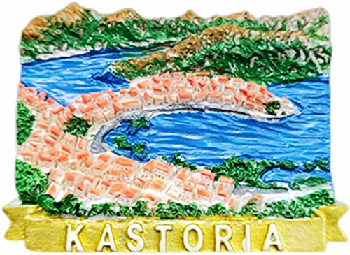 Kastoria Griechenland Magnet Kühlschrank Kühlschrank Magnet Dekoration Aufkleber Souvenir Harz Handwerk Küche Whiteboard von ALTKO