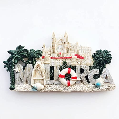 Palma Mallorca Kathedrale Spanien Magnet Kühlschrank Kühlschrank Magnet Dekoration Aufkleber Souvenir Harz Handwerk Küche Whiteboard von ALTKO