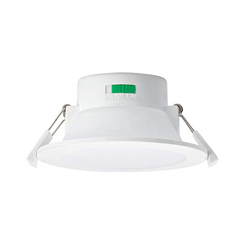 ALUSSO LED Einbaustrahler Dimmbar 12W 230V IP44 Einbauleuchten Warmweiß Neutralweiß Kaltweiß Einstellbar Deckenspots für Badezimmer Küche Wohnzimmer, Weiss, 6 Pack von ALUSSO