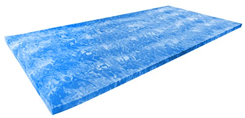 Gelschaum-Topper 120x200cm - Ohne Bezug - RG 50 - Qualität Made in Germany - Gel-Topper 120 x 200 von AM Qualitätsmatratzen