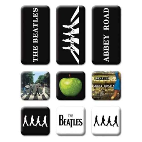 Beatles Abbey Road Set Von 9 Mini-Kühlschrankmagnete (ro) von AMBROSIANA