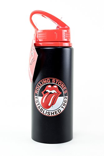 GB eye Trinkflasche mit Rolling Stones Logo, Aluminium, Mehrfarbig, 7.2 x 7.2 x 21.7 cm von AMBROSIANA