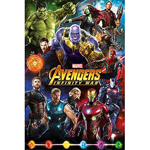 Marvel Comics Avengers: Infinity Krieg 'Zeichen' Maxi Poster,61 x 91.5 cm von AMBROSIANA