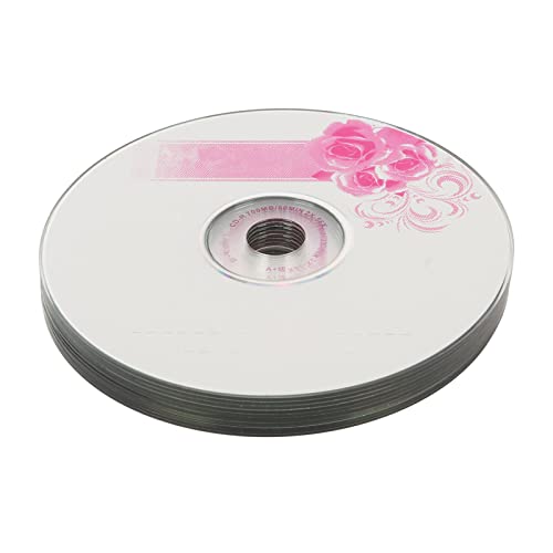 AMONIDA Leere CDs, Weit Verbreitete Beschreibbare 52X-Discs, die für Musik Geeignet Sind (10 STÜCKE) von AMONIDA