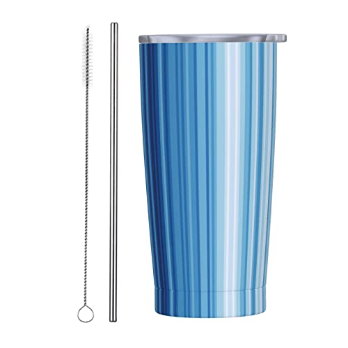 ANGYANG Climate Stripes 20 oz Vakuum-Reisebecher Wasserflaschen Edelstahl Tumbler Kaffeetasse von ANGYANG