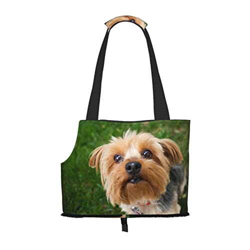 Yorkshire Terrier Yorkie süße Hunde Haustiere Hunde, Tragetasche, Handtaschen, Umhängetasche, Faltbare Tragetasche für Haustiere von ANGYANG