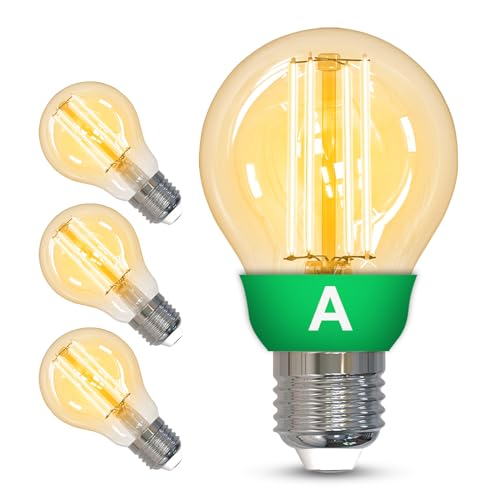 ANTELA E27 LED Lampe 5W 1055LM 2700K Warmweiß Licht ersetzt 75W, Klasse A Energiesparlampe, nicht Dimmbar, ErP, 4PCs von ANTELA
