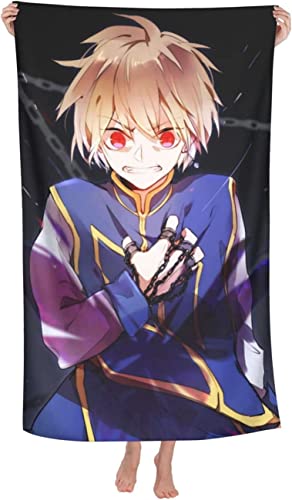 Hunter x Hunter Anime Strandtuch GON·Freecss Killua Zoldyck Mikrofaser Badetuch Schnell Trocknendes Weiches Pflegeleicht Handtuch (140x70cm, Kurapika3) von APOH