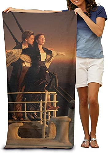 Titanic Badetuch Jack Rose Strandtuch Tochter Geschenke Handtuch Strand Mikrofaser Groß Handtuch Falten und lichtbeständig (140x70cm, Jack5) von APOH