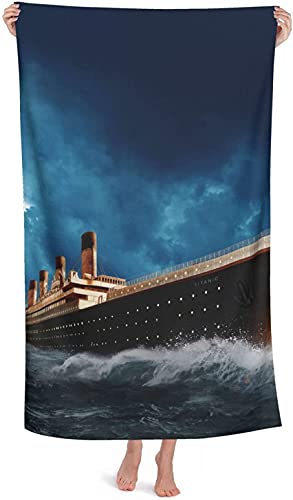 Titanic Badetuch Jack Rose Strandtuch Tochter Geschenke Handtuch Strand Mikrofaser Groß Handtuch Falten und lichtbeständig (140x70cm, Titanic4) von APOH