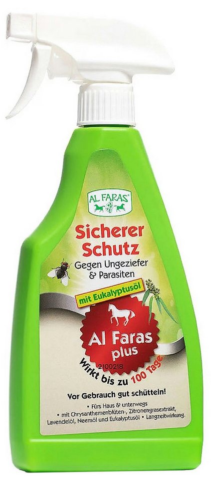 AQUA CLEAN Insektenspray AL FARAS Insektenschutz für Umgebung & Oberfl. mit Eukalyptusöl 500ml, 0.5 l von AQUA CLEAN