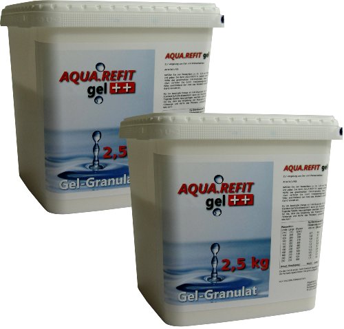 Aqua REFIT Wasserkern Vergelung in Wasserbetten, Gelbetten - Wasserbett Gel Granulat Pulver 11,49 €/kg (5 kg) von AQUA.REFIT plus