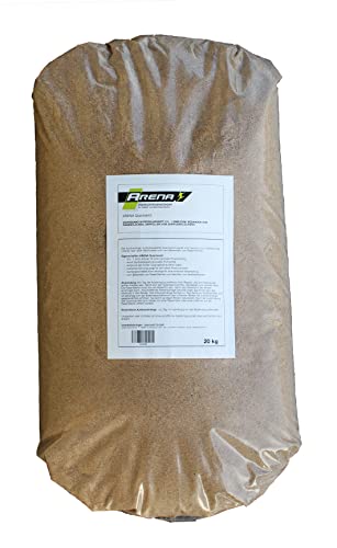 Arena Quarzsand Rasensand 0,5-1,5mm 100kg I ideal zum Besanden oder nach dem Aerifizieren von Rasen I hydroklassiert, gewaschen und gereinigt von Arena