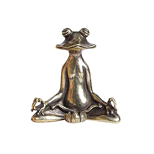 ARFUKA Räucherstäbchen Halter Weihrauchhalter Brenner Messing Frosch Weihrauchbrenner Räuchergefäß Meditation Zubehör für Zuhause, Büro, Yoga von ARFUKA