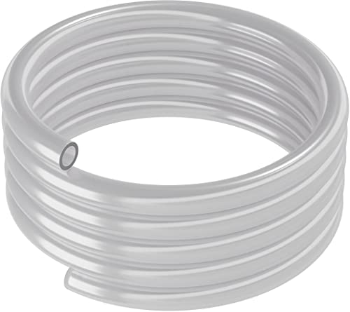 ARKA PVC-Schlauch - 16/22mm, 5m Transparent - Flexibel und langlebig, ideal für vielfältige Anwendungen in Aquarien, Teichen und Werkstätten. von ARKA