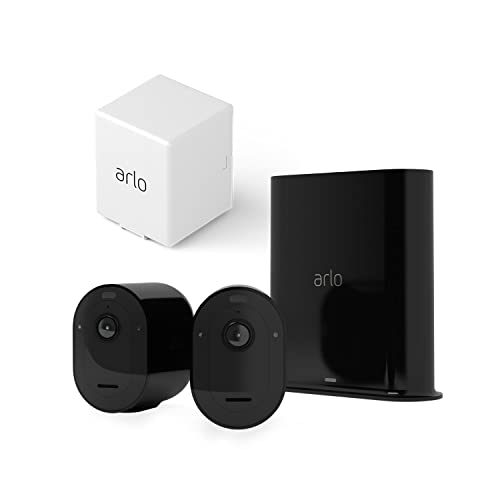 Arlo Pro3 Smart Home Überwachungskamera 2er Set und Zusatz-Akku Bundle - schwarz von ARLDE
