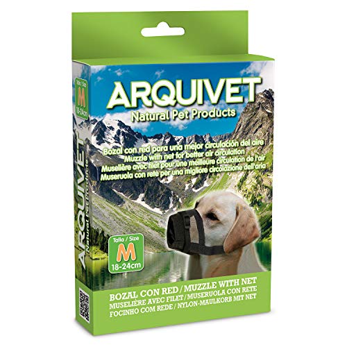 Arquivet Maulkorb für Hunde, Nylon, mit Netz, Größe M von Arquivet
