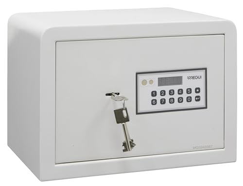 ARREGUI Magna 590020 Möbeltresor mit 2 Faktor-Sicherheitsschloss: Zahlencode + Schlüssel | Safe Tresor mit Doppelbolzen Verriegelung | Kleiner Tresor für Zuhause, Büro oder Gewerbe | 25x35x25cm | 16L von ARREGUI