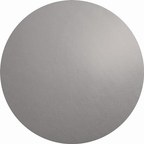 Tischset rund Lederoptik Cement 38 cm von ASA Selection