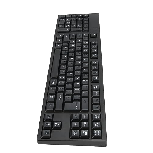 ASHATA 109 Tasten Tastatur für die Linke Hand, USB Kabel, 2 HUB Tastatur, Business Haushaltstastatur für XP 7 8 10 von ASHATA