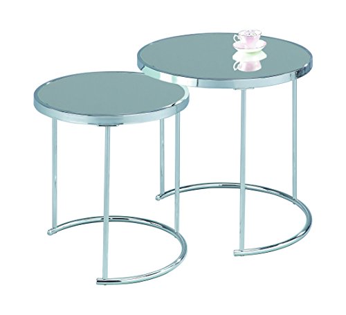 Aspect Table, Mirror/Chrome, 50x50x50 cm von ASPECT