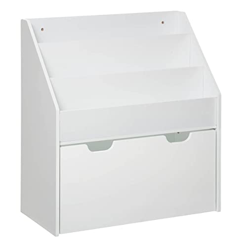 Atmosphera - Kinderbücherregal - Rollcontainer - weiß H. 70 cm - Weiß von ATMOSPHERA CREATEUR D'INTERIEUR